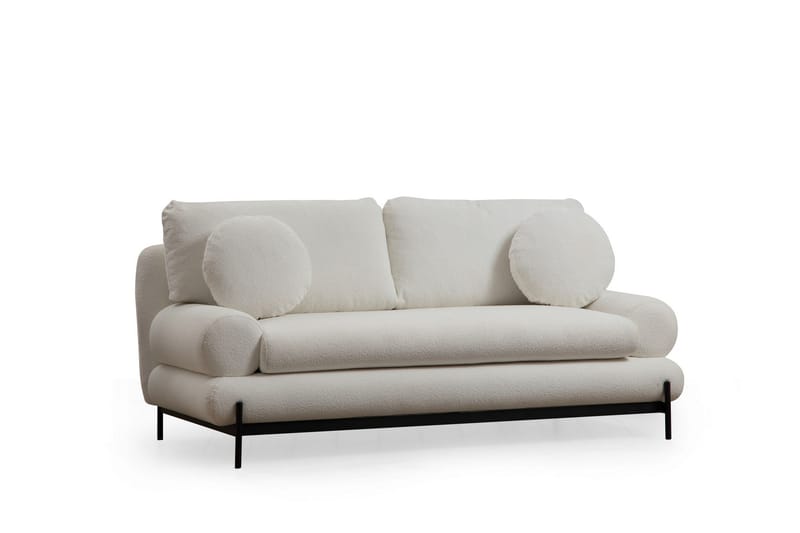 Sofa Levonto 2-seters - Hvit - 2 seter sofa
