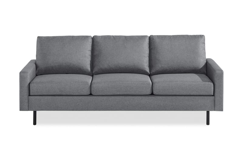 Sofa Malley 3-seter - Lysgrå - 3 seter sofa