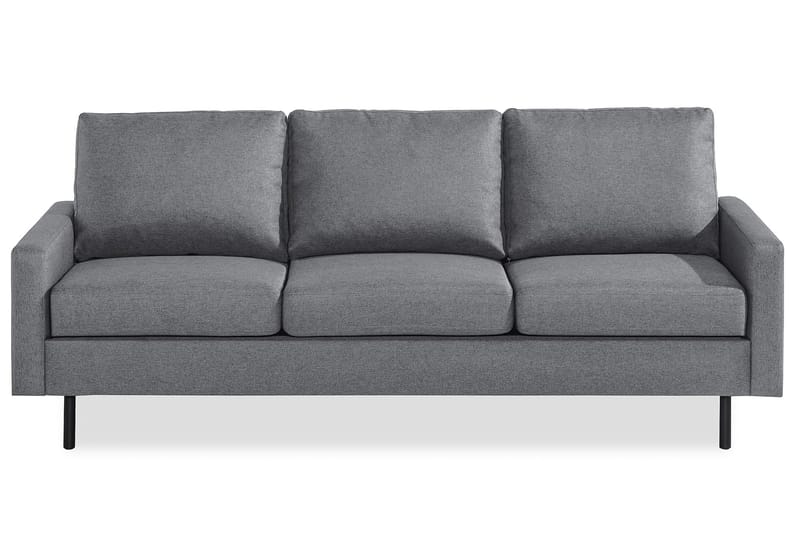 Sofa Malley 3-seter - Mørkegrå - 3 seter sofa
