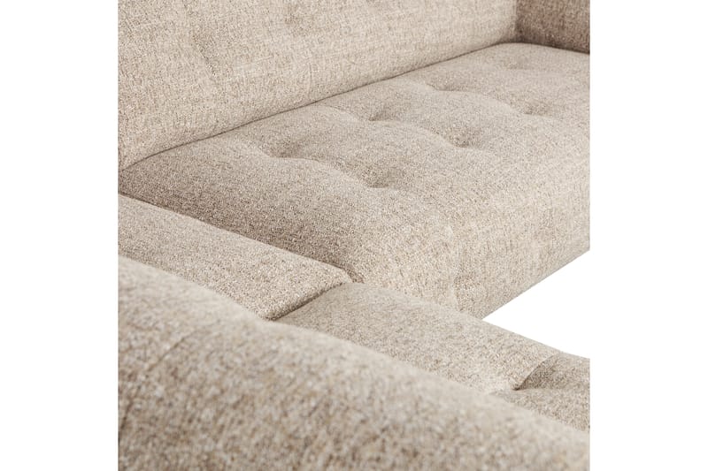 Sofa med chaiselong Kuusirant 3-seter - Naturmelange - 3 seters sofa med divan - Sofaer med sjeselong