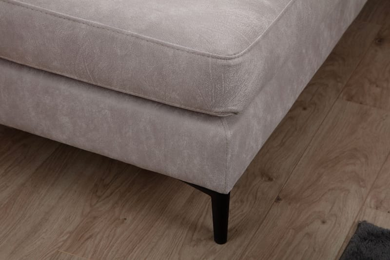 Svanabyn Sofa m. Divan og Sjeselong 4-seter - Beige - Møbler - Sofaer - Sofaer med sjeselong - 4 seters sofa med divan