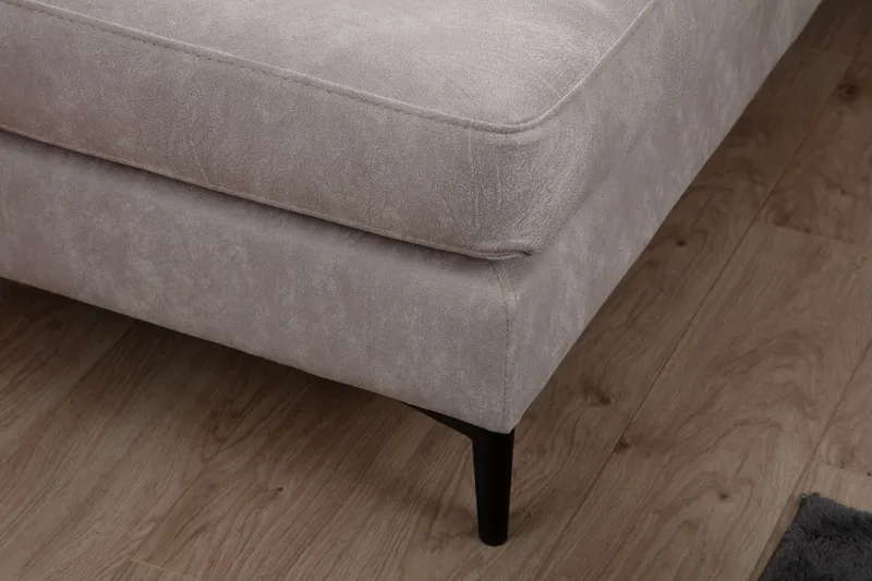 Svanabyn Sofa m. Divan og Sjeselong 4-seter - Beige - Møbler - Sofaer - Sofaer med sjeselong - 4 seters sofa med divan