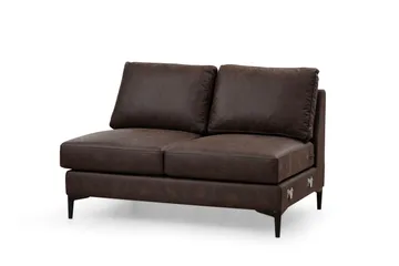Svanabyn Sofa m. Divan og Sjeselong 4-seter - Mørkebrun - Møbler - Sofaer - Sofaer med sjeselong - 4 seters sofa med divan