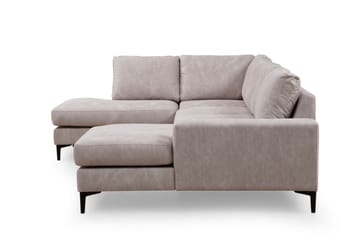 Svanabyn Sofa m. Divan og Sjeselong 4-seter - Beige - Møbler - Sofaer - Sofaer med sjeselong - 4 seters sofa med divan
