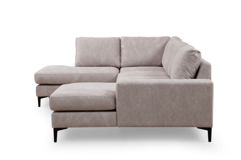 Svanabyn Sofa m. Divan og Sjeselong 4-seter - Beige - Møbler - Sofaer - Sofaer med sjeselong - 4 seters sofa med divan