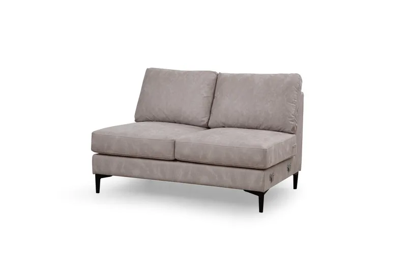 Svanabyn Sofa m. Divan og Sjeselong 4-seter - Beige - Møbler - Sofaer - Sofaer med sjeselong - 4 seters sofa med divan