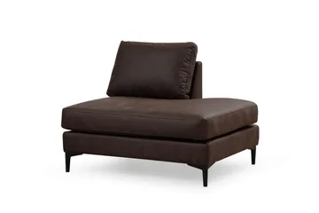Svanabyn Sofa m. Divan og Sjeselong 4-seter - Mørkebrun - Møbler - Sofaer - Sofaer med sjeselong - 4 seters sofa med divan