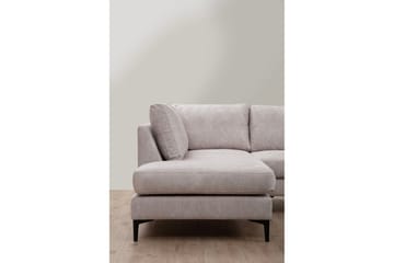 Svanabyn Sofa m. Divan og Sjeselong 4-seter - Beige - Møbler - Sofaer - Sofaer med sjeselong - 4 seters sofa med divan