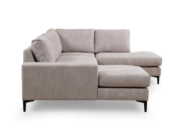 Svanabyn Sofa m. Divan og Sjeselong 4-seter - Beige - Møbler - Sofaer - Sofaer med sjeselong - 4 seters sofa med divan
