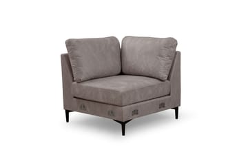 Svanabyn Sofa m. Divan og Sjeselong 4-seter - Beige - Møbler - Sofaer - Sofaer med sjeselong - 4 seters sofa med divan