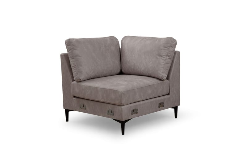 Svanabyn Sofa m. Divan og Sjeselong 4-seter - Beige - Møbler - Sofaer - Sofaer med sjeselong - 4 seters sofa med divan
