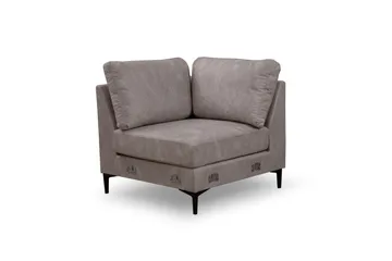 Svanabyn Sofa m. Divan og Sjeselong 4-seter - Beige - Møbler - Sofaer - Sofaer med sjeselong - 4 seters sofa med divan
