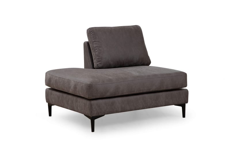Svanabyn Sofa m. Divan og Sjeselong 4-seter - Antrasitt - Møbler - Sofaer - Sofaer med sjeselong - 4 seters sofa med divan