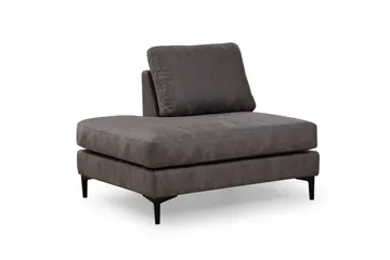 Svanabyn Sofa m. Divan og Sjeselong 4-seter - Antrasitt - Møbler - Sofaer - Sofaer med sjeselong - 4 seters sofa med divan