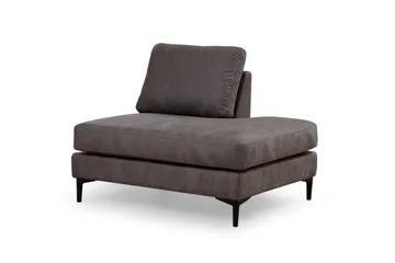 Svanabyn Sofa m. Divan og Sjeselong 4-seter - Antrasitt - Møbler - Sofaer - Sofaer med sjeselong - 4 seters sofa med divan