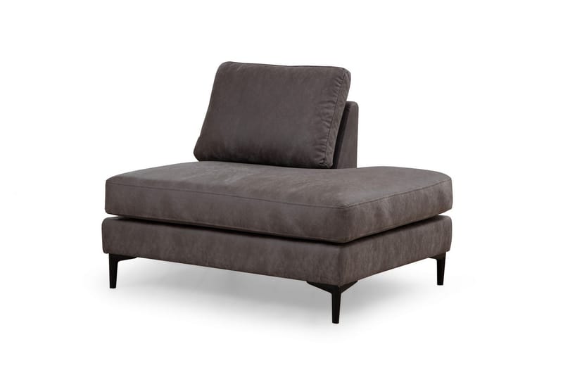 Svanabyn Sofa m. Divan og Sjeselong 4-seter - Antrasitt - Møbler - Sofaer - Sofaer med sjeselong - 4 seters sofa med divan