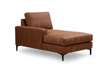 Svanabyn Sofa m. Divan og Sjeselong 4-seter - Brun - Møbler - Sofaer - Sofaer med sjeselong - 4 seters sofa med divan