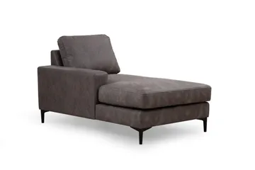 Svanabyn Sofa m. Divan og Sjeselong 4-seter - Antrasitt - Møbler - Sofaer - Sofaer med sjeselong - 4 seters sofa med divan