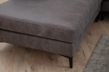 Svanabyn Sofa m. Divan og Sjeselong 4-seter - Antrasitt - Møbler - Sofaer - Sofaer med sjeselong - 4 seters sofa med divan