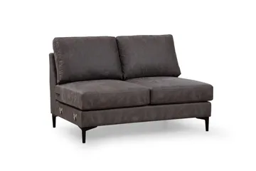 Svanabyn Sofa m. Divan og Sjeselong 4-seter - Antrasitt - Møbler - Sofaer - Sofaer med sjeselong - 4 seters sofa med divan