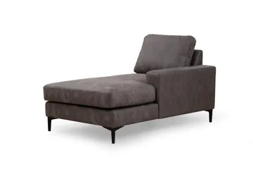 Svanabyn Sofa m. Divan og Sjeselong 4-seter - Antrasitt - Møbler - Sofaer - Sofaer med sjeselong - 4 seters sofa med divan