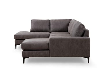 Svanabyn Sofa m. Divan og Sjeselong 4-seter - Antrasitt - Møbler - Sofaer - Sofaer med sjeselong - 4 seters sofa med divan