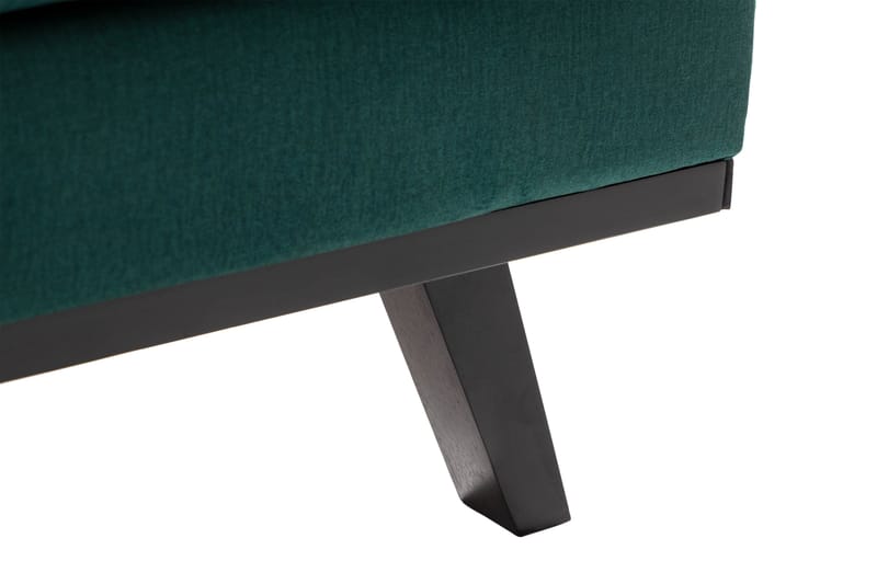 Copenhagen 4-seters Høyrevendt L-formet Sjeselongsofa i Fløyel - Grønn - Møbler - Sofaer - Sofaer med sjeselong - 4 seters sofa med divan