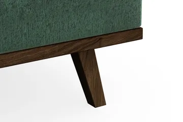 Copenhagen 4-seters Høyrevendt L-formet Sjeselongsofa i Fløyel - Mørk grønn - Møbler - Sofaer - Sofaer med sjeselong - 4 seters sofa med divan