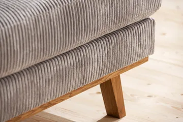 Copenhagen 4-seters Høyrevendt L-formet Sjeselongsofa i Manchester - Lys grå - Møbler - Sofaer - Sofaer med sjeselong - 4 seters sofa med divan