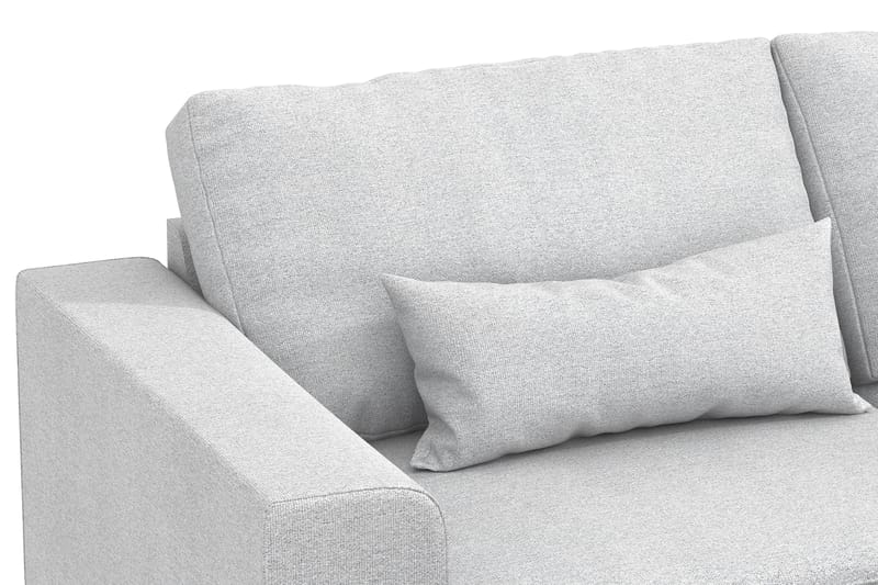 Copenhagen 4-seters Høyrevendt L-formet Sjeselongsofa i Stoff - Lys grå - Møbler - Sofaer - Sofaer med sjeselong - 4 seters sofa med divan