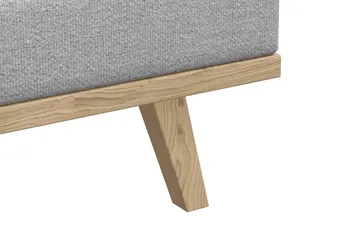 Copenhagen 4-seters Høyrevendt L-formet Sjeselongsofa i Stoff - Lys grå - Møbler - Sofaer - Sofaer med sjeselong - 4 seters sofa med divan