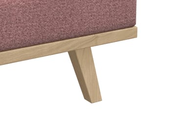 Copenhagen 4-seters Høyrevendt L-formet Sjeselongsofa i Stoff - Rosa - Møbler - Sofaer - Sofaer med sjeselong - 4 seters sofa med divan
