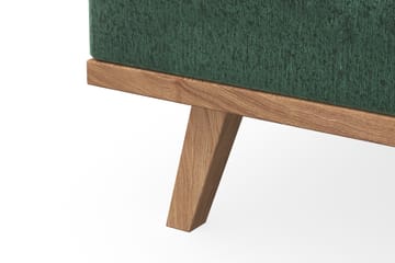 Copenhagen 4-seters Venstrevendt L-formet Sjeselongsofa i Fløyel - Mørk grønn - Møbler - Sofaer - Sofaer med sjeselong - 4 seters sofa med divan