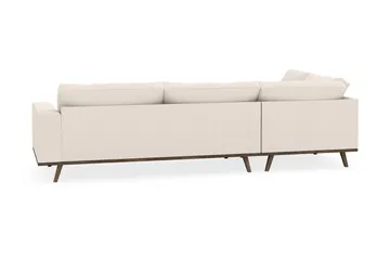 Copenhagen 4-seters Venstrevendt L-formet Sjeselongsofa i Manchester - Beige - Møbler - Sofaer - Sofaer med sjeselong - 4 seters sofa med divan