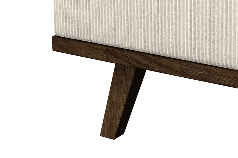 Copenhagen 4-seters Venstrevendt L-formet Sjeselongsofa i Manchester - Beige - Møbler - Sofaer - Sofaer med sjeselong - 4 seters sofa med divan