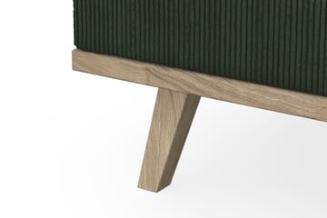 Copenhagen 4-seters Venstrevendt L-formet Sjeselongsofa i Manchester - Mørk grønn - Møbler - Sofaer - Sofaer med sjeselong - 4 seters sofa med divan