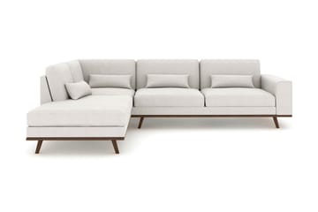 Copenhagen 4-seters Venstrevendt L-formet Sjeselongsofa i Stoff - Lys grå - Møbler - Sofaer - Sofaer med sjeselong - 4 seters sofa med divan