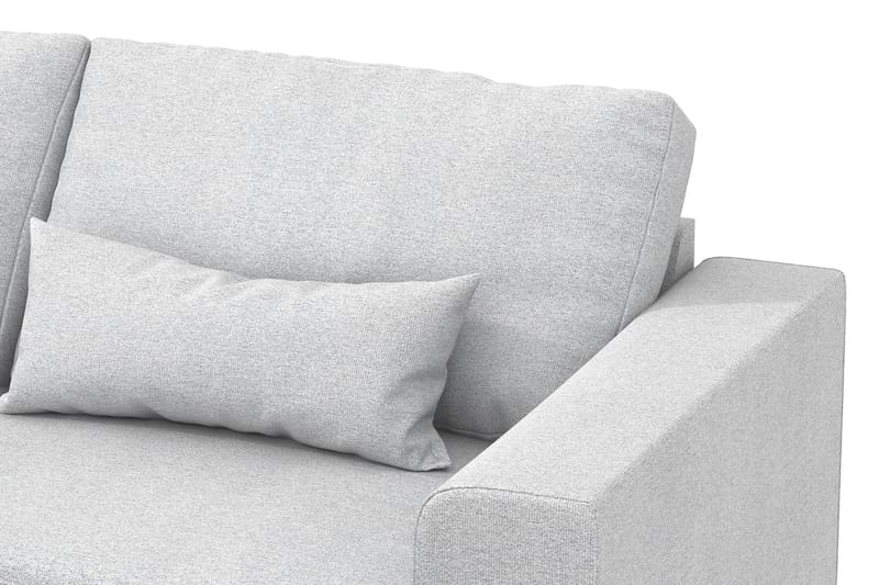 Copenhagen 4-seters Venstrevendt L-formet Sjeselongsofa i Stoff - Lys grå - Møbler - Sofaer - Sofaer med sjeselong - 4 seters sofa med divan