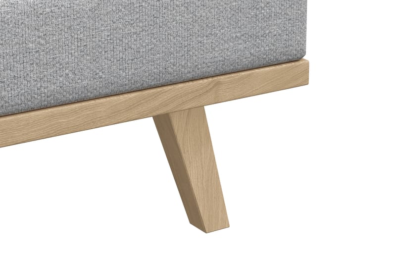 Copenhagen 4-seters Venstrevendt L-formet Sjeselongsofa i Stoff - Lys grå - Møbler - Sofaer - Sofaer med sjeselong - 4 seters sofa med divan