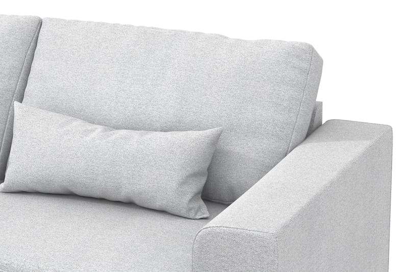 Copenhagen 4-seters Venstrevendt L-formet Sjeselongsofa i Stoff - Lys grå - Møbler - Sofaer - Sofaer med sjeselong - 4 seters sofa med divan
