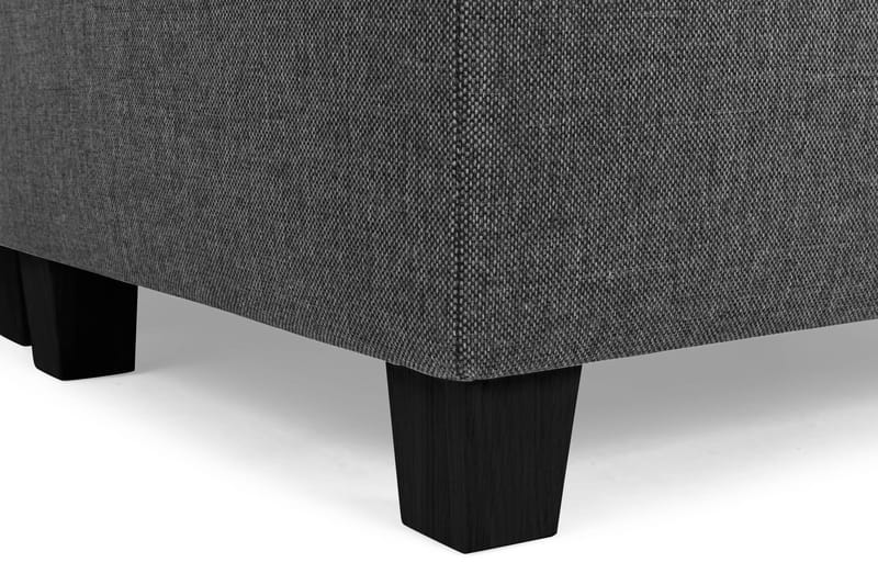 Crazy 3-seters Høyrevendt L-formet Sjeselongsofa i Stoff - Antrasitt - Møbler - Sofaer - Sofaer med sjeselong - 2 seters sofa med divan