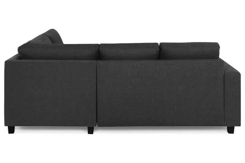 Crazy 3-seters Høyrevendt L-formet Sjeselongsofa i Stoff - Antrasitt - Møbler - Sofaer - Sofaer med sjeselong - 2 seters sofa med divan