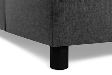 Crazy 3-seters Høyrevendt L-formet Sjeselongsofa i Stoff - Antrasitt - Møbler - Sofaer - Sofaer med sjeselong - 2 seters sofa med divan