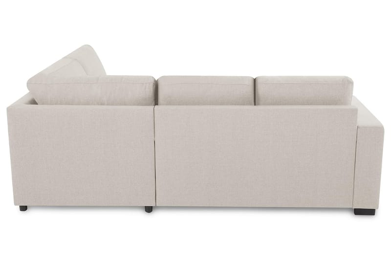 Crazy 3-seters Høyrevendt L-formet Sjeselongsofa i Stoff - Beige - Møbler - Sofaer - Sofaer med sjeselong - 2 seters sofa med divan