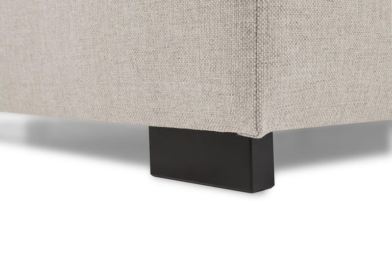 Crazy 3-seters Høyrevendt L-formet Sjeselongsofa i Stoff - Beige - Møbler - Sofaer - Sofaer med sjeselong - 2 seters sofa med divan