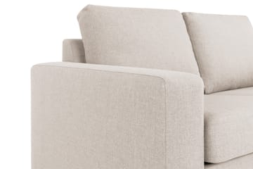 Crazy 3-seters Høyrevendt L-formet Sjeselongsofa i Stoff - Beige - Møbler - Sofaer - Sofaer med sjeselong - 2 seters sofa med divan
