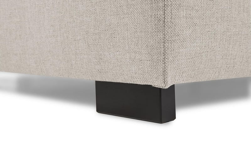 Crazy 3-seters Høyrevendt L-formet Sjeselongsofa i Stoff - Beige - Møbler - Sofaer - Sofaer med sjeselong - 2 seters sofa med divan