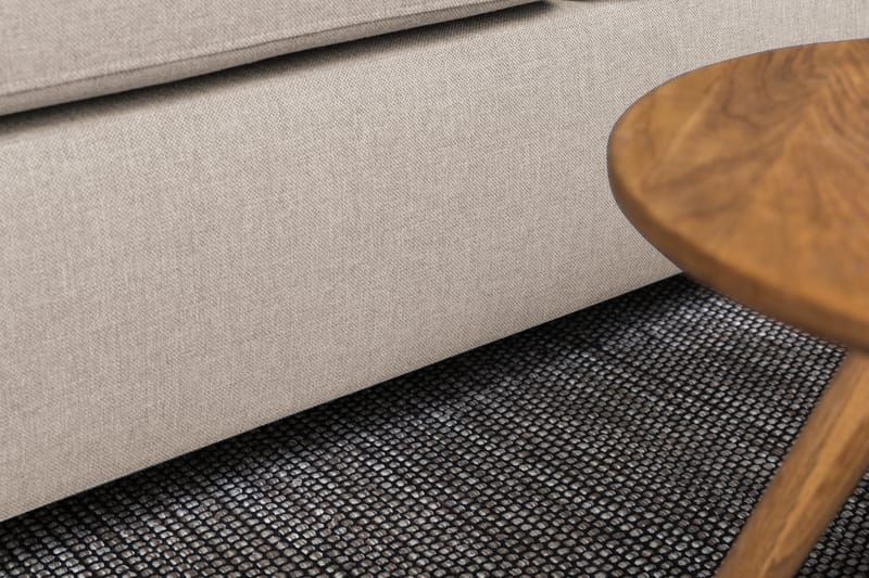 Crazy 3-seters Høyrevendt L-formet Sjeselongsofa i Stoff - Beige - Møbler - Sofaer - Sofaer med sjeselong - 2 seters sofa med divan