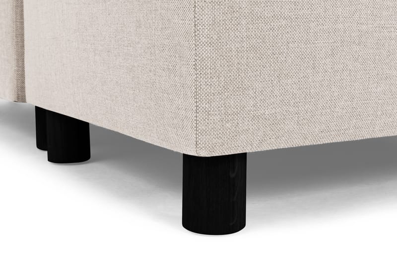 Crazy 3-seters Høyrevendt L-formet Sjeselongsofa i Stoff - Beige - Møbler - Sofaer - Sofaer med sjeselong - 2 seters sofa med divan