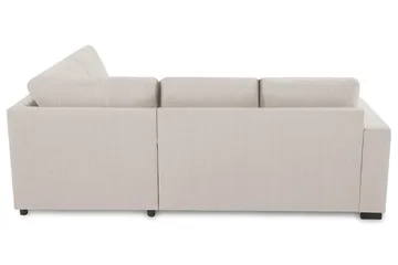 Crazy 3-seters Høyrevendt L-formet Sjeselongsofa i Stoff - Beige - Møbler - Sofaer - Sofaer med sjeselong - 2 seters sofa med divan